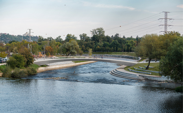 Somes River in Cluj-Napoca