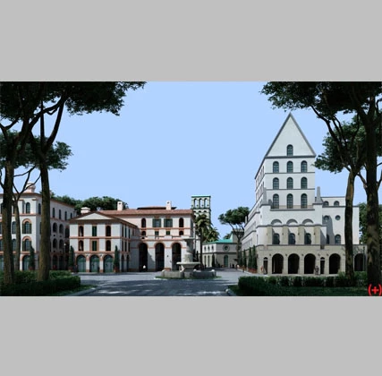 Remodelación de Tor Bella Monaca, Léon Krier en Roma