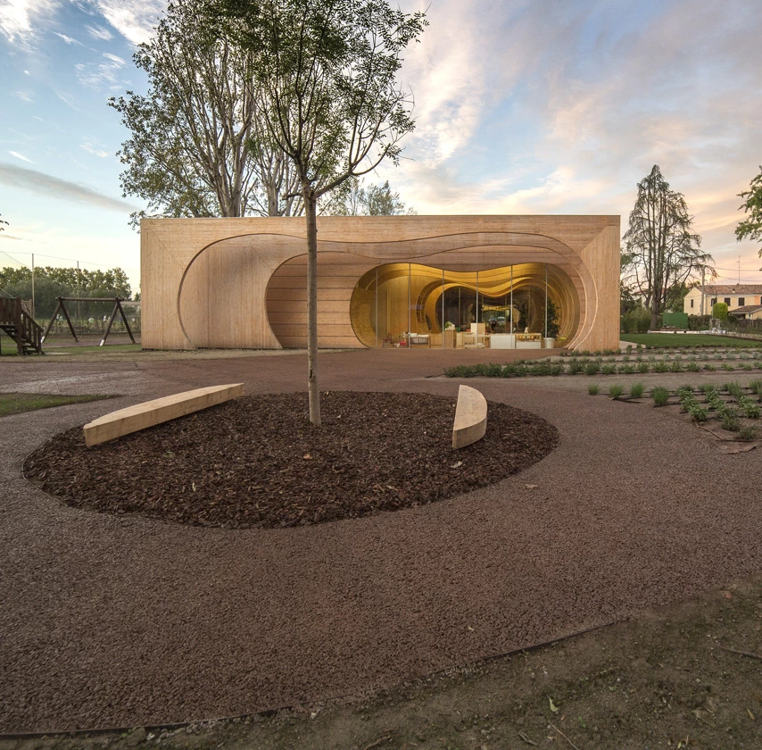 Mario Cucinella Architects, guardería en Guastalla (Italia)