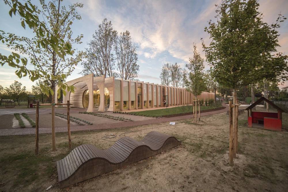 Mario Cucinella Architects, guardería en Guastalla (Italia)